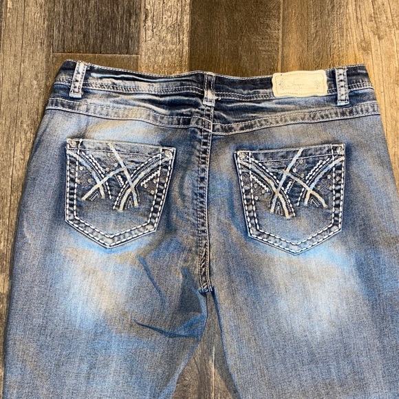 Shyanne Light Blue Flare Jeans - Picture 3 of 12